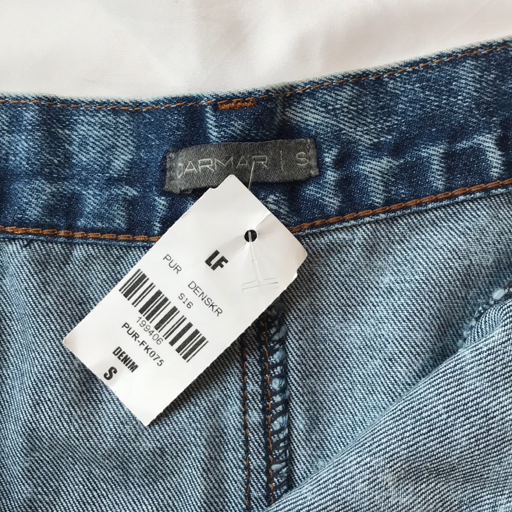 NWT LF Carmar denim button down skirt - Picture 4 of 7